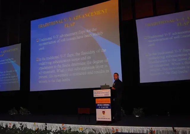 Speaker la Congresul Dubai Derma 2008