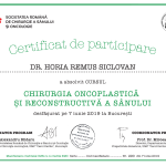 certificat de participare chirurgia oncoplastica